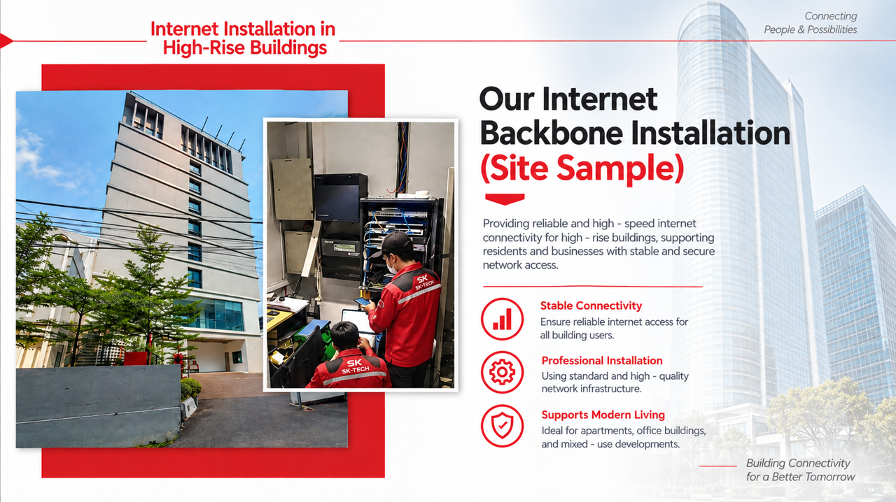 Internet Backbone Installation